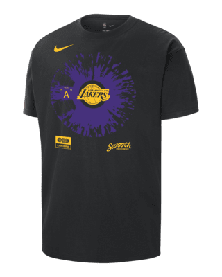 Nike NBA Los Angeles Lakers Boys Youth Dri Fit T-Shirt Medium