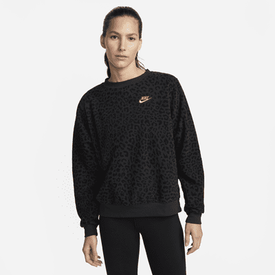 Sudadera con cuello redondo de tejido Fleece para mujer Sportswear. Nike.com