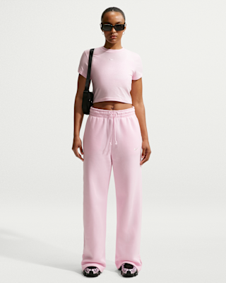 Женские  Nike Sportswear Phoenix Fleece High-Waisted Wide-Leg Pants