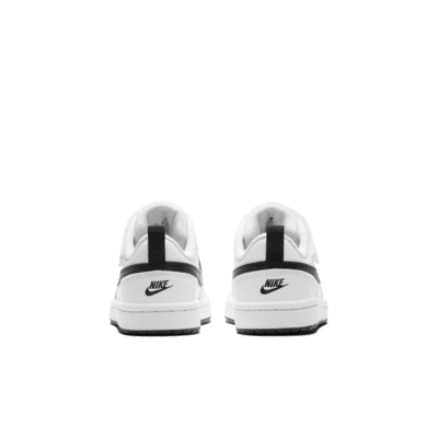 nike men's court borough low black casual shoes