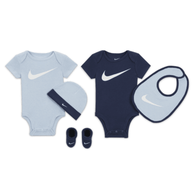 Conjunto de regalo en caja de 5 piezas para bebé (0-9 meses) Nike Baby Essentials