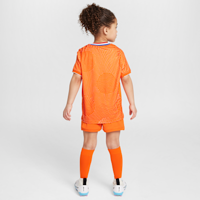 Netherlands 2025/26 Stadium Home Little Kids' Nike Soccer Replica 3-Piece Kit