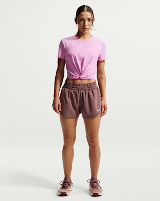 Женские шорты Nike One Dri-FIT Mid-Rise 3" Brief-Lined Shorts