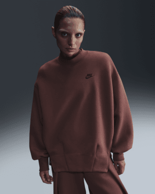 Женский свитшот Nike Sportswear Tech Fleece Oversized Crew-Neck