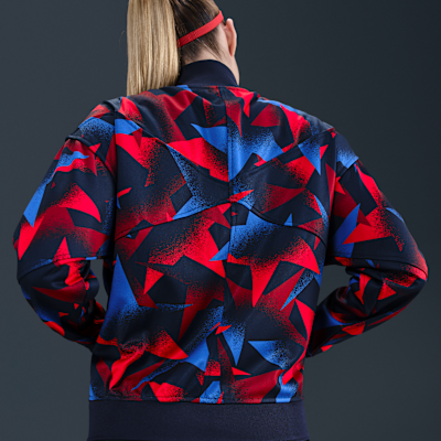Chamarra de futbol Nike Dri-FIT Anthem para mujer USWNT Academy Pro
