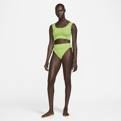 Nike Essential High-Waist bikiniunderdel til kvinder