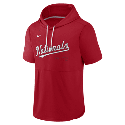 Nike Springer (MLB Atlanta Braves) Men's Short-Sleeve Pullover Hoodie