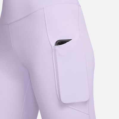 Shorts de ciclismo con bolsillos de tiro alto de 20 cm para mujer Nike One