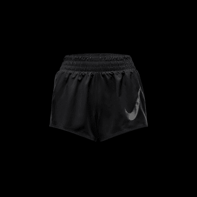 Nike Dri-FIT One Swoosh Women's Mid-Rise Brief-Lined Running Shorts