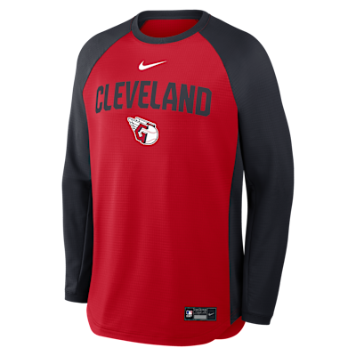 Cleveland Guardians Authentic Collection Men's Nike Dri-FIT Pullover Crew from Nike - $84