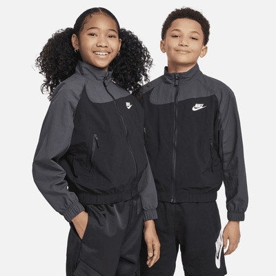 Nike Sportswear Amplify Big Kids' Woven Full-Zip Jacket