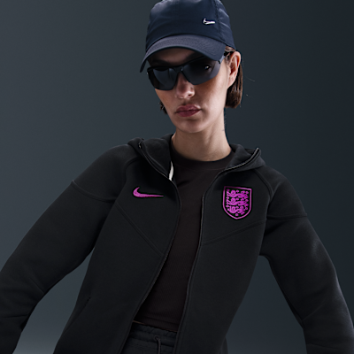 England Tech Windrunner Nike Football Fleece-Kapuzenjacke (Damen)