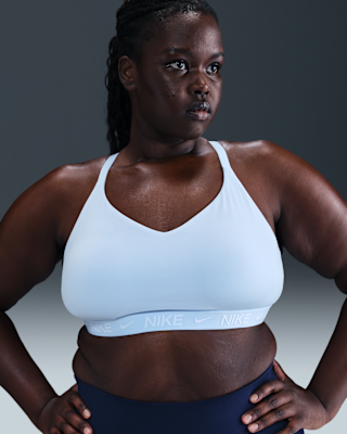 Женские  Nike Indy Light Support Padded Adjustable Sports Bra (Plus Size)