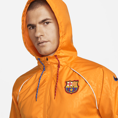 FC Barcelona AWF Men's Graphic Soccer Jacket