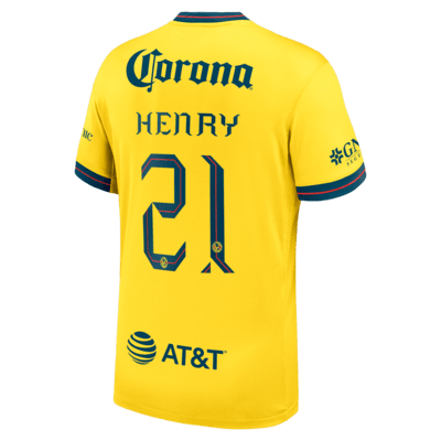 Jersey de fútbol Nike Dri-FIT del Club América local 2024/25 Stadium Henry Martín para hombre