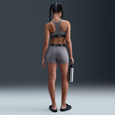 Shorts Kick para mujer Nike Swim Fusion Logo Tape