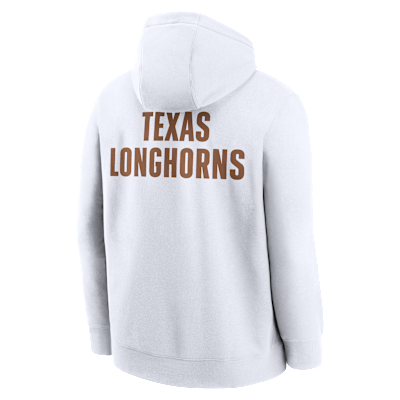 Texas Club Basketball 2-Hit Men's Nike College Pullover Hoodie