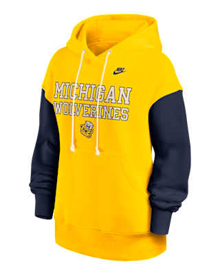 Женское худи Michigan Legacy Phoenix Nike College Pullover Hoodie
