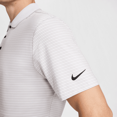 Polo de golf a rayas Dri-FIT para hombre Nike Tour