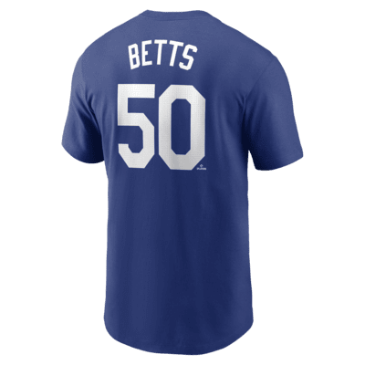 Playera Nike de la MLB para hombre Mookie Betts Los Angeles Dodgers Fuse