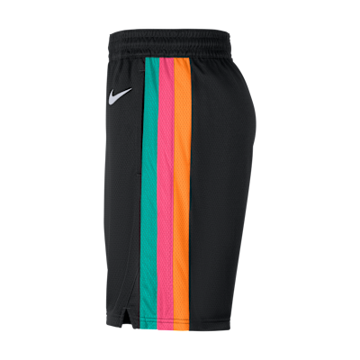 Shorts de alero polivalente de la NBA para hombre Nike Dri-FIT de los San Antonio Spurs de la colección City Edition