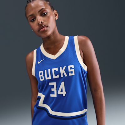Giannis Antetokounmpo Milwaukee Bucks 2024/25 City Edition Men's Nike Dri-FIT NBA Swingman Jersey