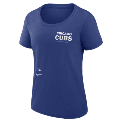 Playera Nike Dri-FIT de la MLB para mujer Chicago Cubs Authentic Collection Early Work