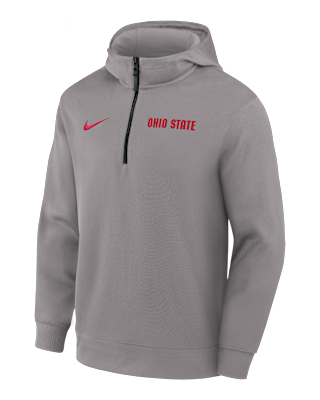 Мужское худи Ohio State Coaches Premium Men’s Nike Dri-FIT College 1/4-Zip Hoodie