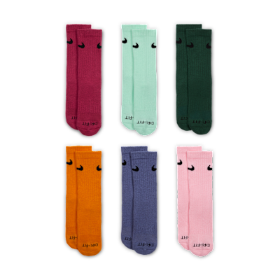Calcetas para niños talla grande Nike Dri-FIT Performance Basics (6 pares)
