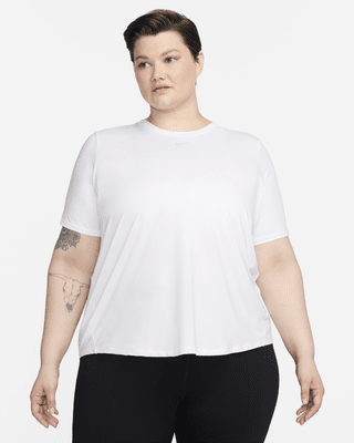 Женские шорты Nike One Classic Dri-FIT Short-Sleeve Top (Plus Size)