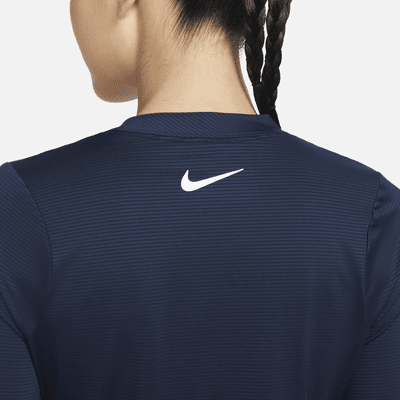 Playera de golf estampada de manga larga para mujer Nike Dri-FIT UV Victory