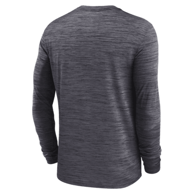 Nike Men's Baltimore Ravens 2023 Volt Dri-FIT Anthracite Long Sleeve T-Shirt