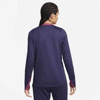 Haut de foot à col ras-du-cou Nike Dri-FIT Angleterre Strike pour femme