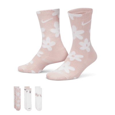 Calcetas acolchadas para niños Nike Everyday Plus (3 pares). Nike.com
