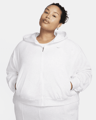 Женское худи Nike Sportswear Chill Terry Loose Full-Zip French Terry Hoodie (Plus Size)