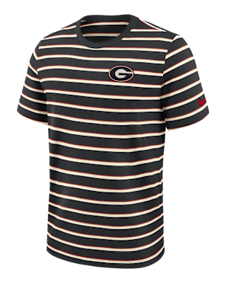 Мужская футболка Georgia Athletic Prep Legacy Summit Stripe Nike College