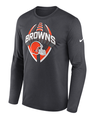 Мужская футболка Cleveland Browns Legend Icon Nike Dri-FIT NFL Long-Sleeve