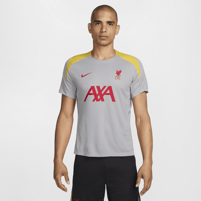 FC Liverpool Strike Third Nike Dri-FIT Kurzarm-Fußballoberteil aus Strickmaterial (Herren)