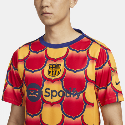 FC バルセロナ アカデミー プロ SE メンズ ナイキ Dri-FIT サッカー プレマッチ トップ