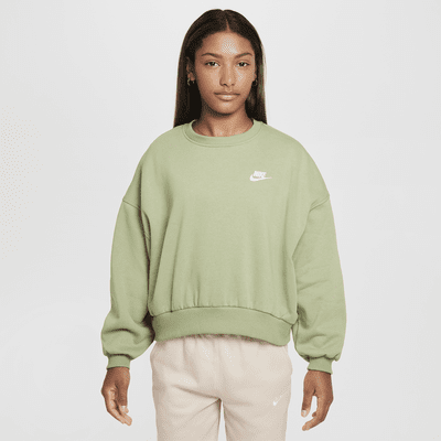 Nike Sportswear Club Fleece Girls' Boxy Crew-Neck Sweatshirt