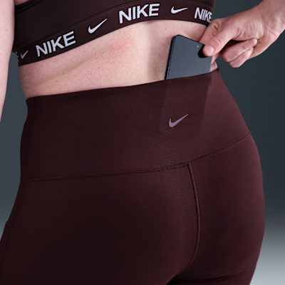 Nike One Women's High-Waisted 7/8 Leggings with Pockets (Plus Size)