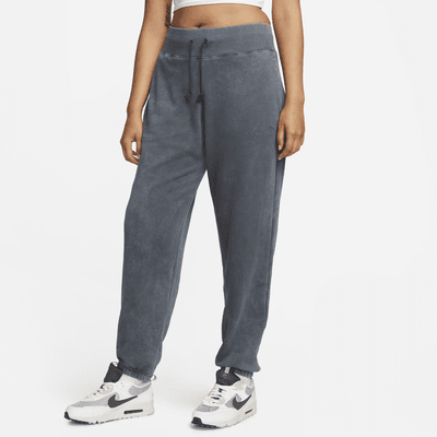 Pants de tiro alto para mujer Nike Sportswear Phoenix Fleece