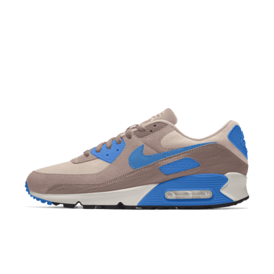 фото Кроссовки с индивидуальным дизайном nike air max 90 unlocked by you - коричневый