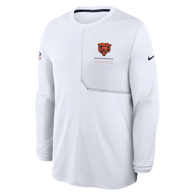 Chicago Bears Sideline Coach Men's Nike Dri-FIT NFL Long-Sleeve Top from Nike - $65