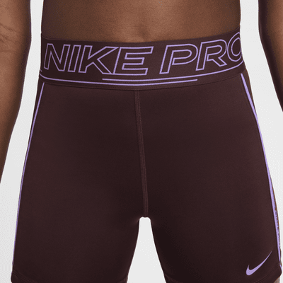 Nike Pro Dri-FIT shorts voor meisjes (8 cm)