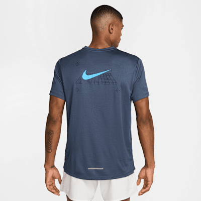 Nike Miler Men's Short-Sleeve Graphic Running Top