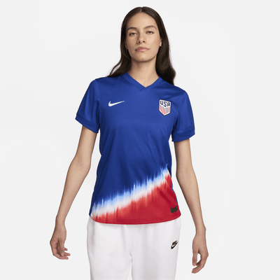 Fotbollströja USMNT 2024 Stadium (bortaställ) Nike Dri-FIT Replica för kvinnor