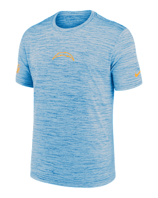 Мужская футболка Los Angeles Chargers Sideline Team Issue Velocity Nike Dri-FIT NFL