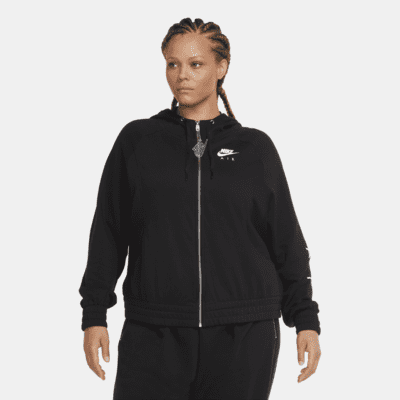 nike black zip up jacket women's