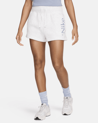 Женские шорты Nike Sportswear Phoenix Fleece Loose High-Waisted 2" Logo Shorts